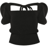 ANNA OCTOBER black ribbed knit sweater - Jerseys - 