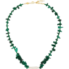 ANNI LU 18kt gold-plated Ines malachite - ネックレス - 