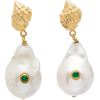 ANNI LU baroque shell drop earrings - イヤリング - 