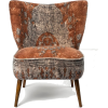 ANTHROPOLOGIE brown velvet chair - Uncategorized - 