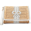 ANYA HINDMARCH Neeson woven leather and - Torby z klamrą - 