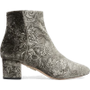 AQUAZZURA Baroque Velvet Ankle boot - Buty wysokie - 