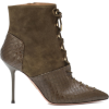 AQUAZZURA Berlin 95 leather ankle boots - Boots - 