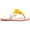 AQUAZZURA Bougainvillea floral-appliqué - Sandals - 