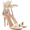 AQUAZZURA Deneuve 105 leather sandals - Sandálias - 