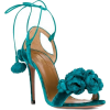 AQUAZZURA Sandals with wild flowers 1,36 - Sandalias - 