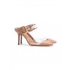 AQUAZZURA pink optic 85 PVC and leather - Klasične cipele - 