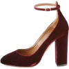 AQUAZZURA velvet shoe - Klasične cipele - 