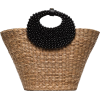 ARANAZ Pebble raffia tote bag - Poštarske torbe - 