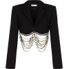 AREA crystal-embellished cropped blazer - Giacce e capotti - £1,937.00  ~ 2,189.00€