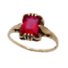 ART DECO  Gold Ruby Ring - Rings - 