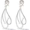 AS29 18kt white gold Lucy diamond and pe - Aretes - 