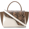 ATP ATELIER Arezzo snakeskin print tote - Kurier taschen - 