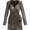 ATTICO  Pat sequinned wrap mini dress - sukienki - 