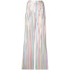 ATTICO metallic striped trousers - Капри - 