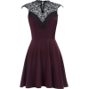 AX Paris Purple Lace High Skater Dress - Uncategorized - $40.00 
