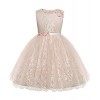 Abaowedding Flower Toddler Girl Dress Petals Bowknot Princess Wedding Party Gown - Dresses - $20.99 