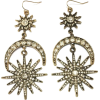 A bauble in time sun/moon earrings - Aretes - 