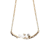 Abilene Enamel Bunny With Cake Necklace - Necklaces - $132.80 