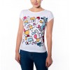 Abstract Hand Drawn Colorful Slim Fit T- - Catwalk - $42.00 