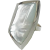 Abstract Pearl/Shell Silver Ring - Predmeti - £59.00  ~ 66.68€