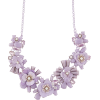 Accessorize LILAC FLOWER NECKLACE - Necklaces - £12.50  ~ $16.45