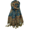 Achillea Soft Silky Paisley shawl - Scarf - 