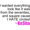 Kesha - 插图用文字 - 