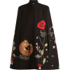 Adelia fox embroidered cape | Vilshenko - Jacket - coats - 