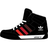 Adidas Men's Originals Hard Court Sneaker Black/Cardinal/Collegiate Red - Кроссовки - $65.95  ~ 56.64€