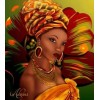 African Woman in Fall Colors - Ostalo - 