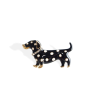 Agafya Polka dots Dalmatian Dog Brooch - Other jewelry - $68.89 