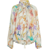 Agnona Floral Twill Bomber Jacket - Camisa - curtas - 