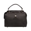 Ainifeel Women's Genuine Leather Quilted Black Handbags Designer Purse - Hand bag - $315.00  ~ £239.40