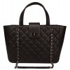 Ainifeel Women's Genuine Leather Quilted tote Bag Large Laptop Bag Purse On Promotion - Сумочки - $445.00  ~ 382.20€