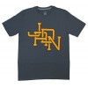 Air Jordan Mens Jrdn T-Shirt Gray/Yellow (Large) - T-shirts - $24.97 