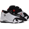 Air Jordan XIV (14):White/Blac - Klassische Schuhe - 
