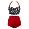 Aixy Women Vintage Swimsuits Bikinis Bathing Suits Retro Halter Underwired Top - Kupaći kostimi - $39.99  ~ 254,04kn
