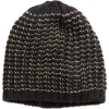 Ak Anne Klein Women's Chunky Chainlinks Slouch Hat Black - Cap - $16.33 