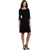 Ak Anne Klein Women's Diamond Waist Dress Black - Dresses - $83.30  ~ £63.31