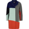 Akris Cashmere Colour-Block Coat - Jaquetas e casacos - 