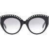 Alaïa Embellished Acetate  Sunglasses - Sonnenbrillen - 