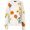 Alanui poppy-intarsia embroidered jumper - Hemden - lang - 