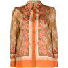 Alberta Ferretti floral check print shir - Long sleeves shirts - 