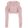 Alessandra Rich Crop Sweater - Pullovers - 