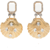 Alessandra Rich Crystal-Embellished Seas - Earrings - 