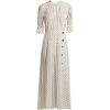 Alessandra Rich Polka-Dot Pleated Dress - sukienki - 