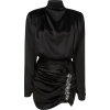 Alessandra Rich- Satin midi dress - Dresses - $1,355.00 
