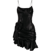 Alessandra Rich bow-embellished laminate - sukienki - 