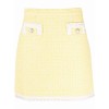 Alessandra Rich contrast-trim tweed skir - Skirts - $694.00 